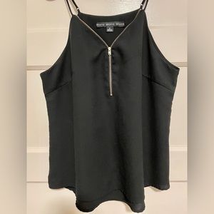 Black professional tank top